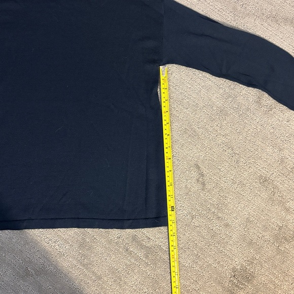 J. Jill Navy Blue Crew Neck Sweater - Picture 6 of 7